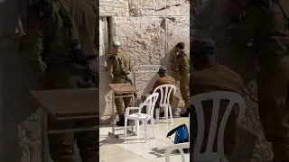 Prayer at the Western Wall. Jerusalem, Israel 2025