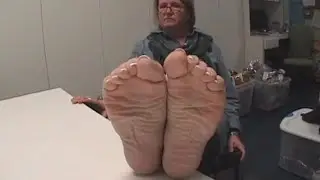 Pedisole nice wrinkled gilf soles