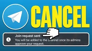 How To Cancel Join Request in Telegram 2024