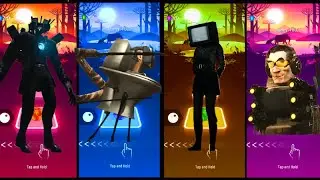 Skibidi Toilet Songs TITAN CAMERAMAN 🆚 STRIDER TOILET 🆚 TV WOMAN 🆚 G-MAN (Skibidi Toilet 61) 🎮🕺