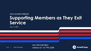 Supporting Members as They Exit Service (7/15/21)