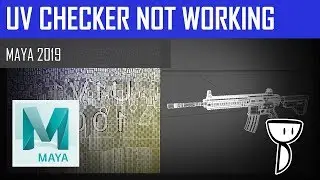 Maya 2019 - How to Fix UV Checker Texture Not Displaying in Viewport