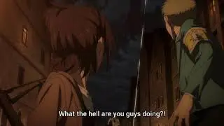 Sasha's Death and Eren's reaction... Attack on Titan season 4... Sad moment