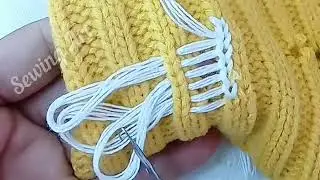 How to perfectly fix a hole in a knitted sweater at home