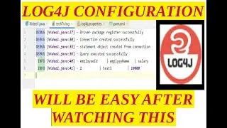 log4j configuration steps in simple java and maven project