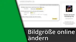 Bildgröße ändern online ohne extra Programm ✅ Tutorial