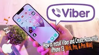 How to install Viber and Create Account in iPhone 13 (Mini, Pro, & Pro Max)