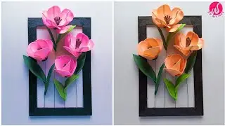 Beautiful Wall Hanging || Wall Decor Craft || Handmade Wall Hanging || Foam sheet Craft Idea