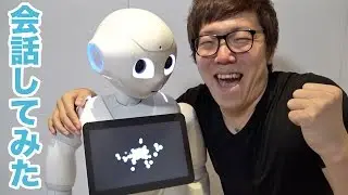 Pepper(ペッパー)としゃべってみた！