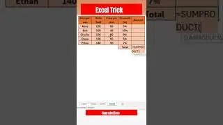 sum products #exceltips #exceltutorial #exceltricks