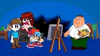 Friday Night Funkin' Nonsense x BF x GF (Peter'I Painted My Truth) FNF ANIMATION