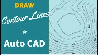 SW-DTM: How To Draw Contour Lines in AutoCAD Part_1