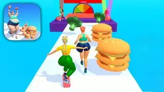 Stay Fit Runner 3D FAST FOOD Burger Gameplay #2