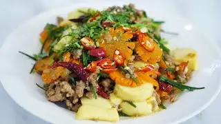 ឆាតៅហ៊ូពងមាន់ | STIR FRY EGG TOFU | S01 E06