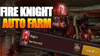 FARM FIRE KNIGHT STAGE 5 HARD WITH 3 EPICS 1 RARE AND A FREE LEGGO ON AUTO! | Raid: Shadow Legends