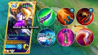 FINALLY!! DYRROTH NOW IS TO GODLY WITH THESE FULL DAMAGE + REVAMP ITEMS😱 | DYRROTH BEST BUILD 2023