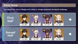 Crescent Pike Zhongli Team Spiral Abyss Floor 12 All Chambers Genshin Impact 1.5