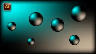 3D ball effect in adobe illustrator.