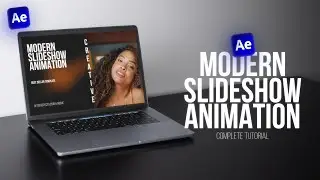 ⚡Modern Slideshow Animation in After Effects | After Effects Tutorial | No Plugin