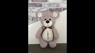Мишка   по МК от Юлии Дейнега /How to knit a bear