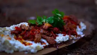 Doğada ALİ NAZİK yaptım. (Gaziantep mutfağı) . I cooked Ali Nazik in nature #food #nature