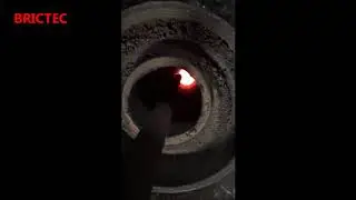 BRICTEC coal powder firing burner of brick equipments detail for clay brick firing project