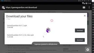 How to install on the Nox emulator - GameGuardian