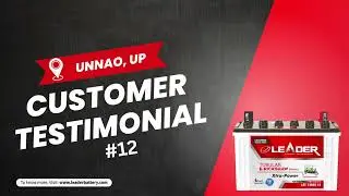 #12 लीडर ई-रिक्शा बैटरी हैप्पी कस्टमर Testimonial - हिंदी में
