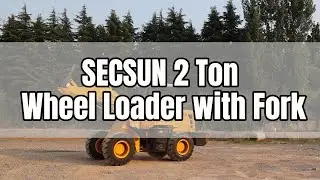 SECSUN 2 Ton Wheel Loader with Fork