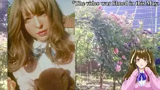 Let's go to the Rose Garden wearing Female Mask!(and Livestreaming announcement)