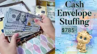 CASH ENVELOPE STUFFING MY SINKING FUNDS | LARGE FAMILY ON A BUDGET