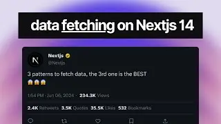 Fetching Data with Nextjs | 3 Different Patterns