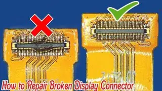 Lcd connector replace new tricks display connector replacement display connector repair