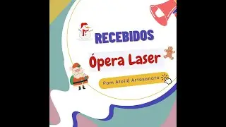 Recebidos: Recortes em MDF da Ópera Laser de Natal - Artesanato em MDF