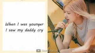 BLACKPINK Rosé sang “The Only Exception” [LYRICS] 바라던 바다(sea of hope)