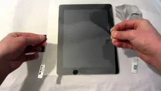 HOW TO apply a screen protector on an iPad.