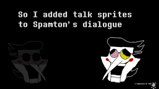 What if Spamton's encounter cutscene had talk sprites?
