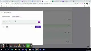 Creating a self marking Google Quiz