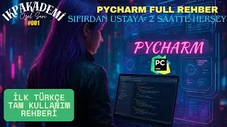 PyCharm Sıfırdan Öğren – 2 Saatte Tüm Özellikler (Git, Debug, Run, Layouts,Venv,Commit,Push)