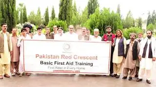 Pakistan Red Crescent Society PRCS first-aid training for journalists in Zhob
