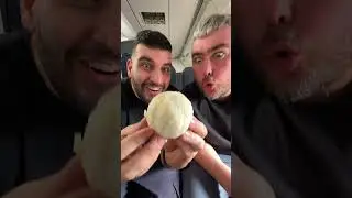 Plane Food Gone Wrong! @albert_cancook @YoLeendaDong #food #skit
