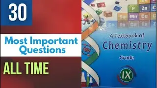 30 Most Important Questions of Class 9 Chemistry All Time For Board Exam