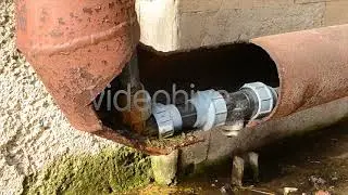 Water Corner Pipe Leaks | Stock Footage - Envato elements