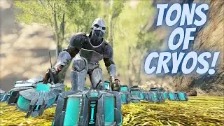 RAIDING a BASE For TONS Of CRYOPODS! | ARK MTS PVP