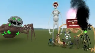 Trollge Firefly Incident vs SIREN HEAD Family in Garry's Mod GMod