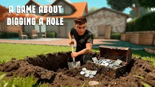 Я НАШЕЛ ЭТО НА ЗАДНЕМ ДВОРЕ СВОЕГО ДОМА (a game about digging a hole)