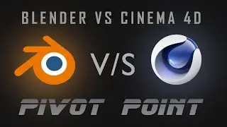 Blender VS Cinema 4D | Change pivot point of object