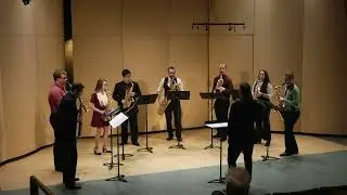 Octet in E-flat Major, Op. 20, IV. Presto - Felix Mendelssohn (Hartt Saxophone Ensemble)