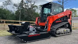 Buying a new skid steer brush mower + testing it | Rut Mfg Terminator XP HF