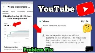 ⚠️ We are experiencing issues with the systems for real-time data | yt studio realtime problem